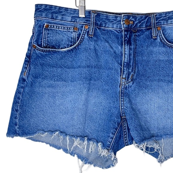 Madewell Sz 16W Relaxed Denim Shorts - Picture 2 of 14